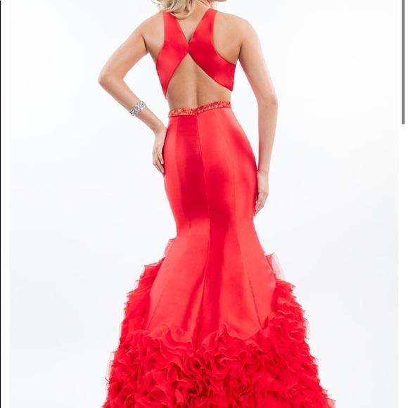 RACHEL ALLAN MERMAID DRESS - Picture 2 of 12